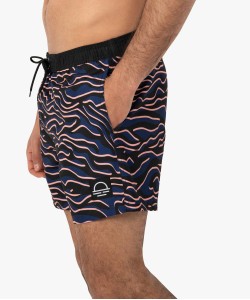 Short de surf homme à motifs abstraits